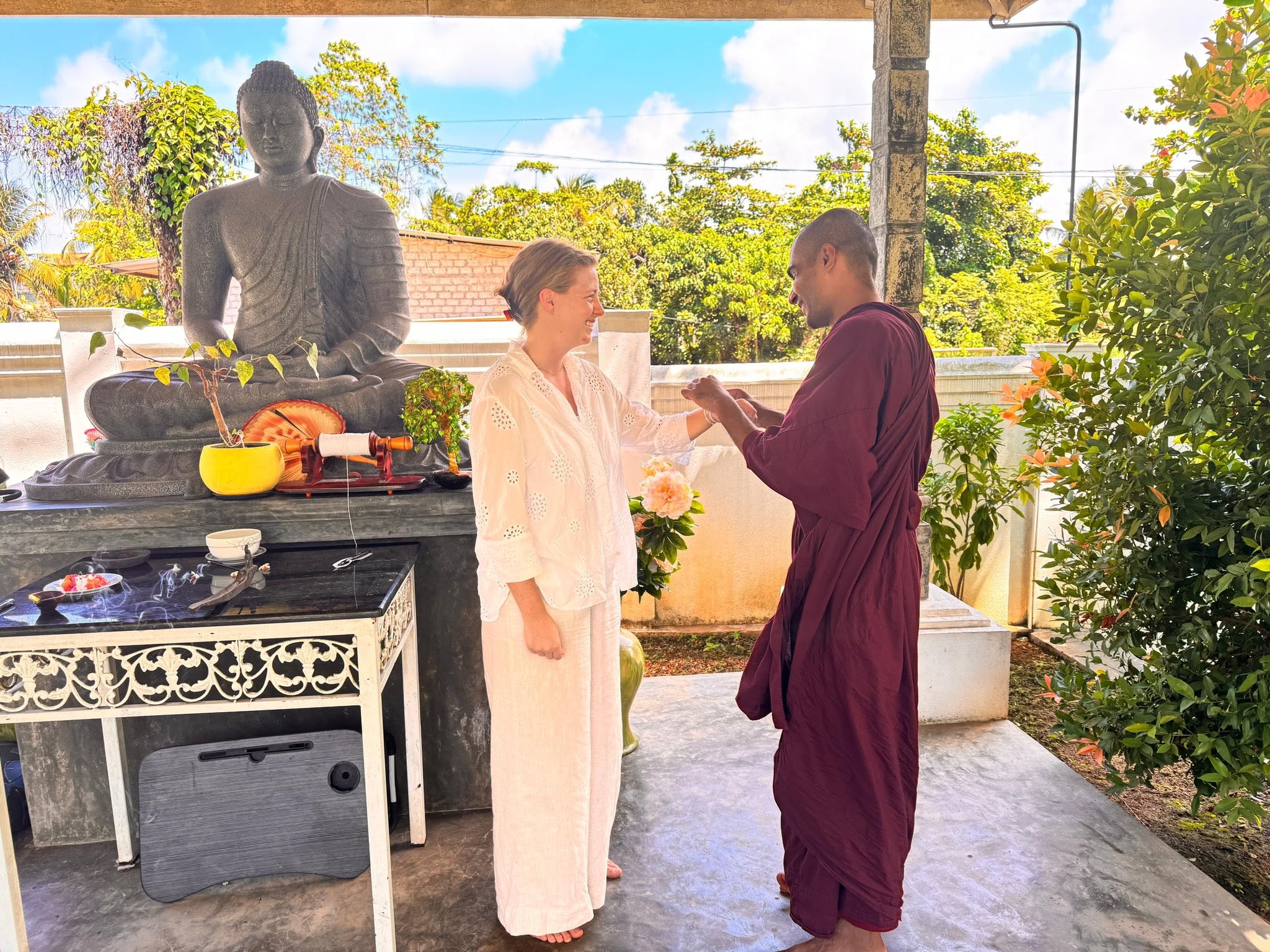 Buddhist Blessing at Vimansa